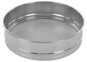 Kitchenware: Commercial/ domestic Stainless Steel  Atta Chalni Strainer Sieve 2 sizes