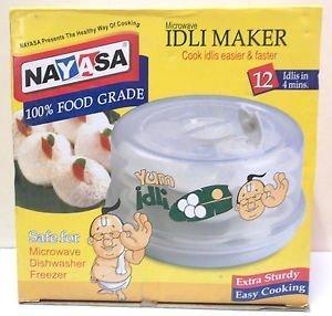 Nayasa Plastic Microwave Idli Maker (Multicolour)