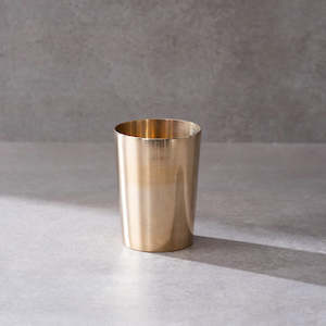 Kitchenware: Bronze(kansa) PURE Golden Plain Glass