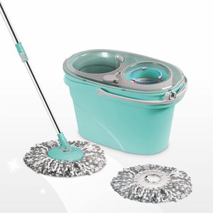 Spotzero By Milton Twin Star Spin Mop with Bucket | Stainless Steel Wringer | Cl…