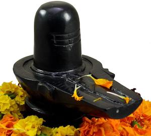 Shiva Lingam Shivling Marble 15X16cm approx