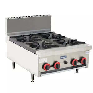 Commercial Gasmax Cook top 4 burner – RB-4EULPG