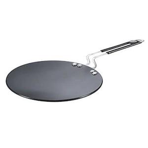 Kitchenware: Prestige Hard Anodised Cookware Induction Base Paratha Tawa, 265mm, Black