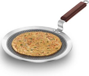 Kitchenware: Triply Stainless Steel Shielded, Honeycomb Non Stick Induction Tawa (NSPT26)