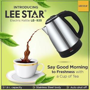 Kitchenware: Electric Kettle 1.8 Litres Lee Star