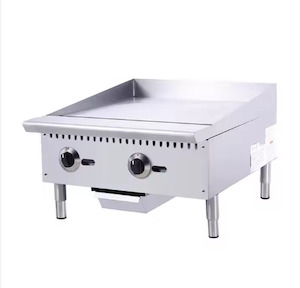 Commercial kitchen equipment Griddle Thickness 20cm 24 inch gas stove ULPG/NG with stand