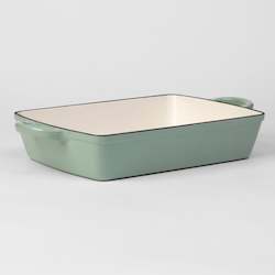 KitCo Cast Iron Roasting Dish 3.5L - Pistachio