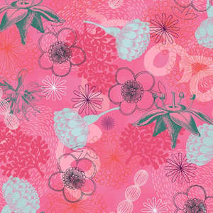 Bright World 43580-110 Botanical Bright Pink