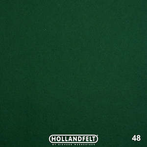 100% Wool Felt Colour 48 - Dark Green