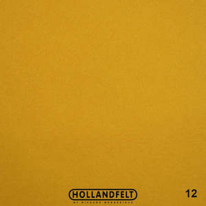 100% Wool Felt Colour 12 - Mustard