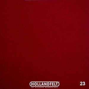 100% Wool Felt Colour 23 - Wine Red