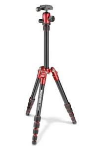 MANFROTTO ELEMENT TRAVELLER TRIPOD BIG WITH BALL HEAD RED Kiwi Binoculars