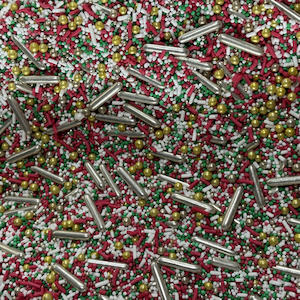 Sprinkle Medley Vintage Christmas (Red/Green/White/Gold) 150g