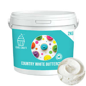 2kg Large bucket ready to use buttercream icing white