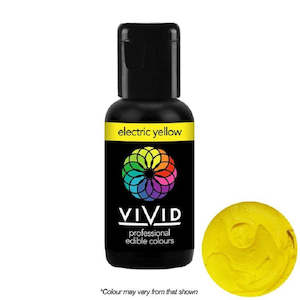 Cake: Vivid Gel paste food colouring Electric Yellow