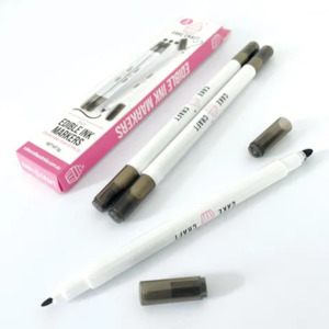 Edible black marker pens by Cake Craft PACK OF 3