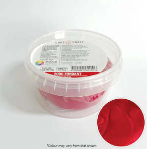 Cake Craft 200g fondant icing Red