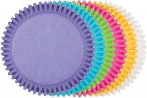 Cake: Multi colour pastel rainbow standard cupcake papers 150 pack