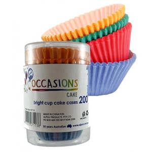 Cake: Bright colours Patty pan cupcake papers pack of 200