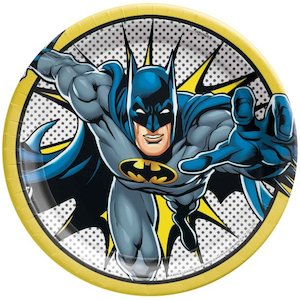 Cake: Batman party Dinner plates Pack of 8