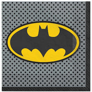 Cake: Batman party Lunch napkins Pack of 16