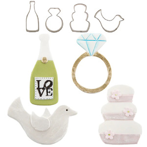 Cupcake cutie mini cookie or fondant cutter set Wedding and celebrations