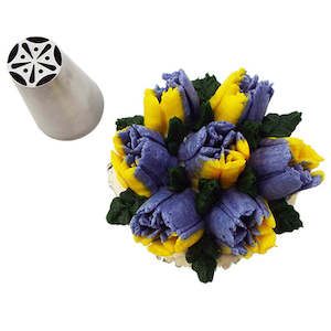 50% OFF SPECIAL Large flower icing tip nozzle Spring Tulip Russian Style