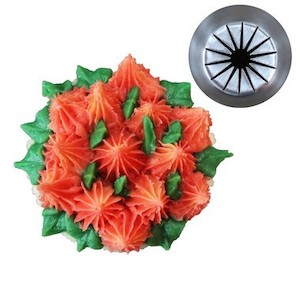 50% OFF SPECIAL Large flower icing tip nozzle Rope Twist and Flower Russian Style