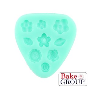 Cake: Mixed flowers or blossoms silicone mould