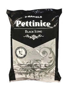 750g Bakels Pettinice fondant icing Black