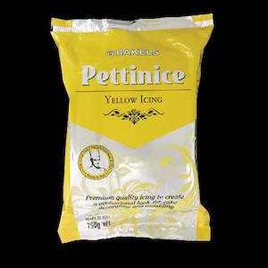 750g Bakels Pettinice fondant icing Yellow