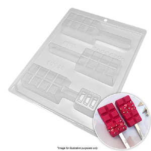 Tablet bar lollipop chocolate mould