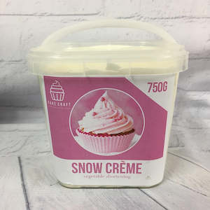 Cake: 750G Sno Creme Vegetable shortening