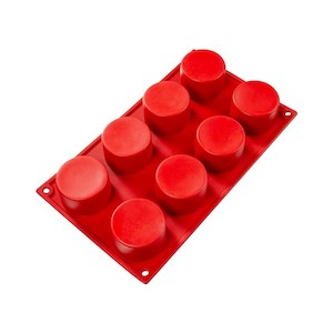 Silicone mould by Fat Daddios Cylinder 8 cavities