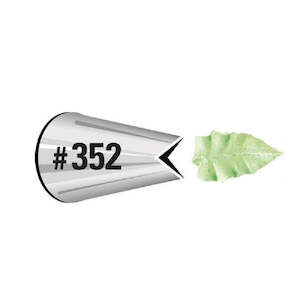 Standard Wilton icing nozzle tip No 352 Leaf or Leaves