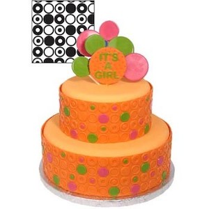 Cake: CLEARANCE 50% OFF Mod Circle impression mat