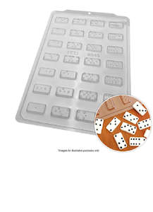 Dominoes chocolate mould