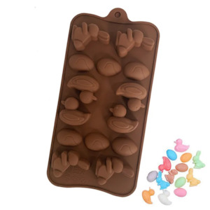 EASTER EGG CHICK and BUNNY Silicone Chocolate Mould