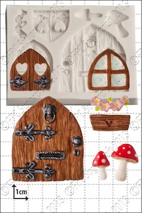 Fairy Door and Windows silicone mould