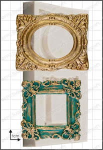 Ornate picture frames frame silicone mould