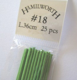 18 gauge wire SPRING GREEN (pkt 25)