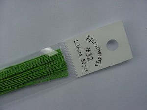 32 gauge wire SPRING GREEN (pkt 50)