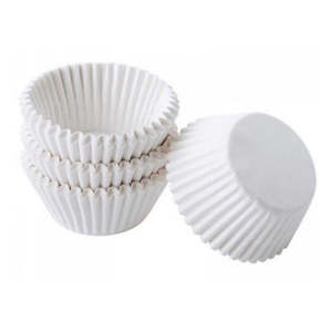 Cake: White mini candy truffle cups (100)