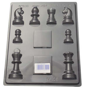 Cake: 3d Chess set chocolate mould