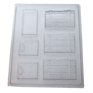 3d Treasure chest chocolate mould