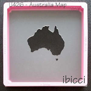 Cake: Australia map stencil by ibicci