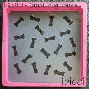 Cake: Dog Bones scattered stencil by ibicci