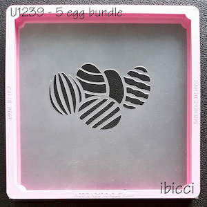 Easter egg bundle of 5 stencil by ibicci