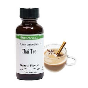 Cake: LORANN OILS FLAVOURING 1OZ 29.5ML Chai Tea