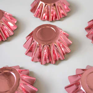 BLOOM BAKING CUPS CUPCAKE PAPERS 24 PACK Rose Gold Pink